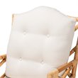 Bowery Hill Natural Finished Rattan Armchair