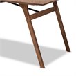 Bowery Hill Walnut Brown Finished Wood Dining Table