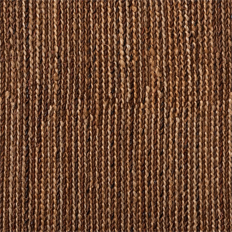 Bowery Hill Modern Natural Handwoven Leather Blend Area Rug