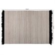 Bowery Hill Modern Beige and Black Handwoven Wool Blend Area Rug