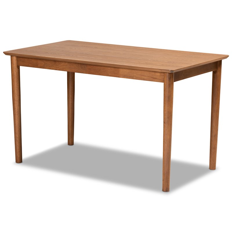 Bowery Hill Dark Brown and Brown Finished Wood 3-Piece Dining Set