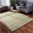 Bowery Hill Modern Lime Green and Grey Hand-Tufted Viscose Fabric Blend Area Rug