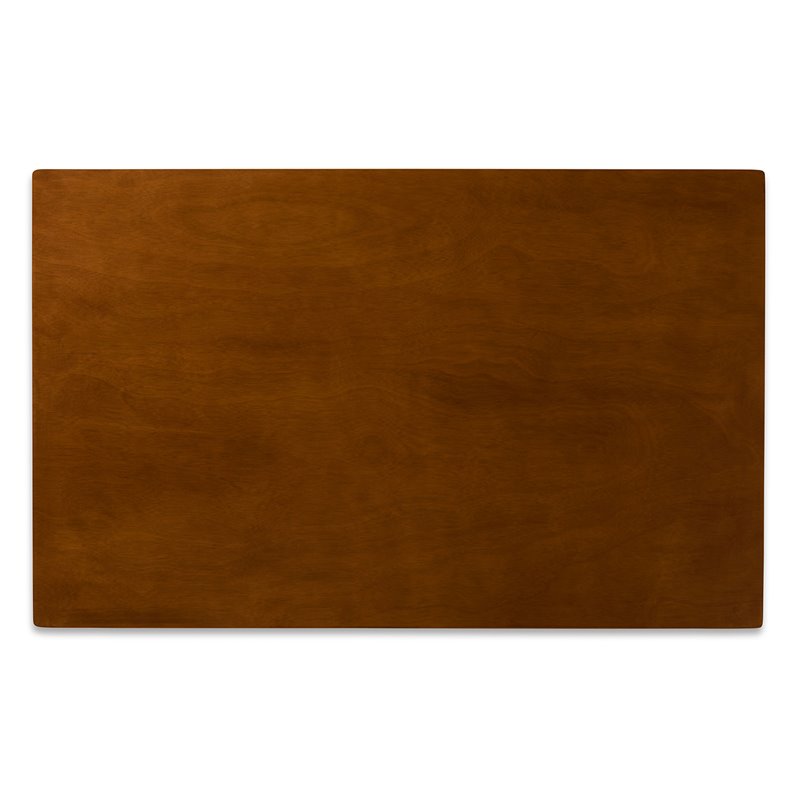 Bowery Hill Sand Walnut Brown Finished Wood 5-Piece Dining Set