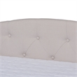 Bowery Hill Transitional Fabric Queen Size Daybed with Trundle in Beige