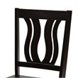 Bowery Hill Transitional Dark Brown Finished Wood 5-Piece Dining Set