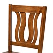 Bowery Hill Transitional Walnut Brown Finished Wood 5-Piece Dining Set
