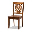 Bowery Hill Walnut Brown Finished Wood 7-Piece Dining Set