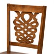 Bowery Hill Walnut Brown Finished Wood 7-Piece Dining Set