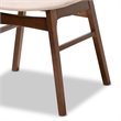 Bowery Hill Beige Finished Wood 5-Piece Dining Set with Table