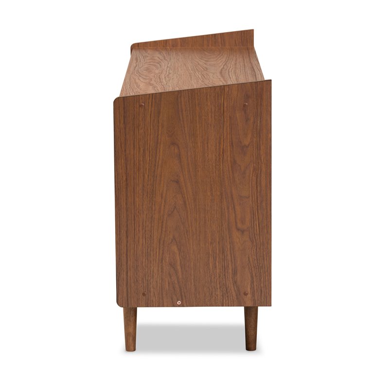 Bowery Hill Mid-Century Brown and Grey Finished Wood 2-Door Dining Room Buffet