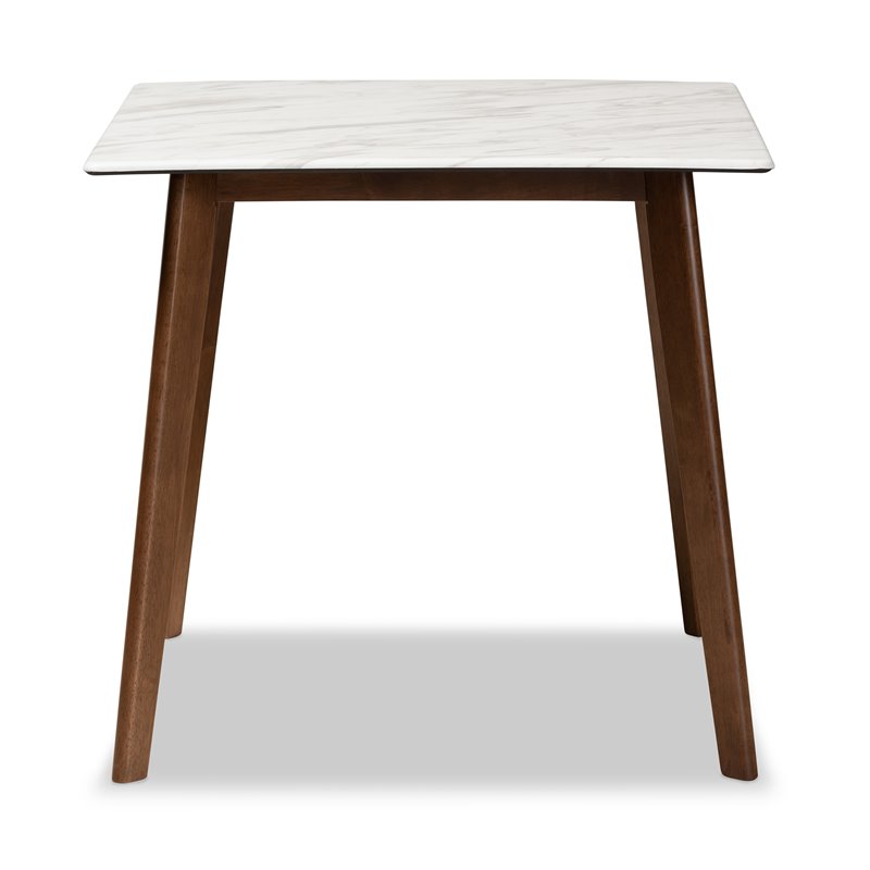 Bowery Hill Contemporary Brown Finished Wood Dining Table