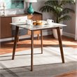 Bowery Hill Contemporary Brown Finished Wood Dining Table