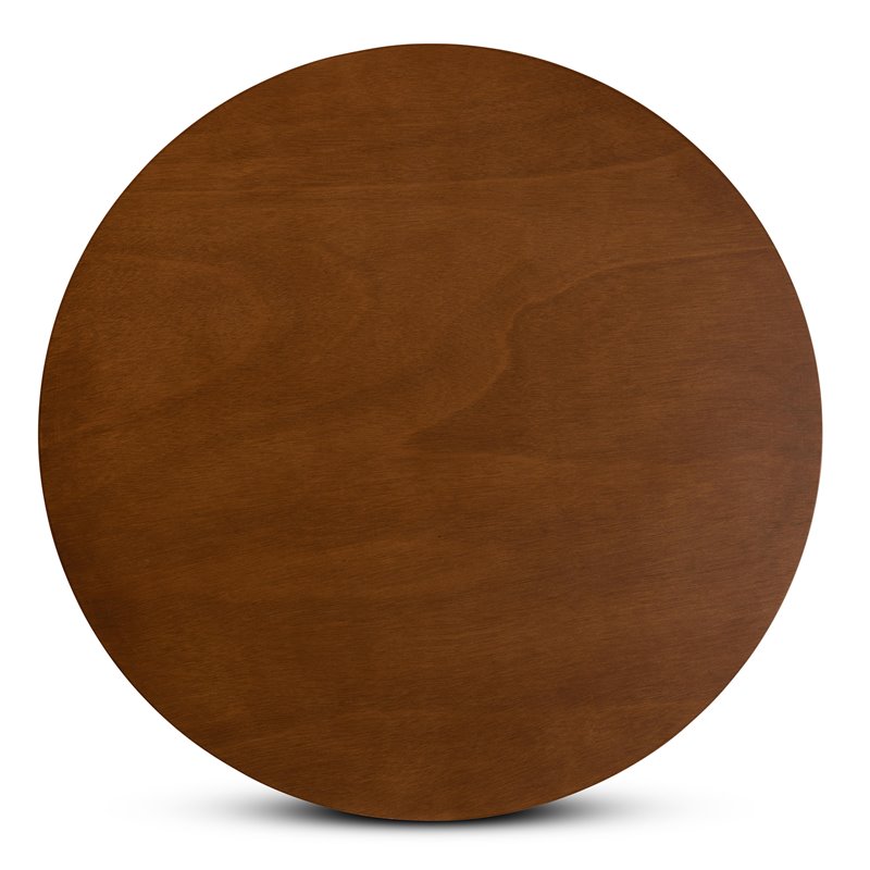 Bowery Hill Walnut Brown Finished Wood 5-Piece Dining Set