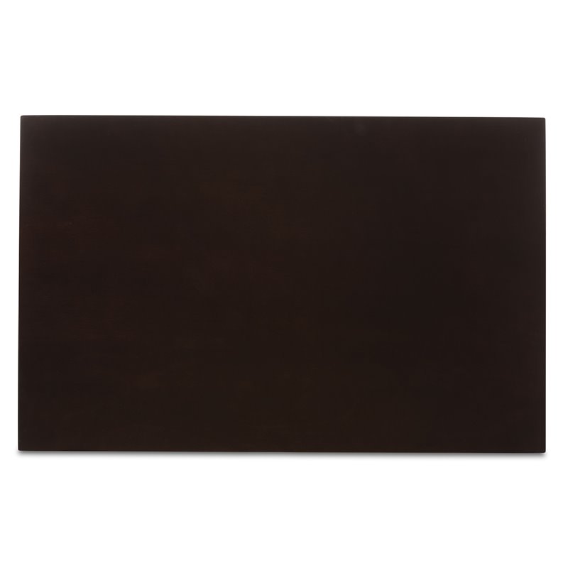 Bowery Hill Dark Brown Finished Wood 5-Piece Dining Set