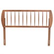 Bowery Hill Walnut Finished Wood Full Size Headboard