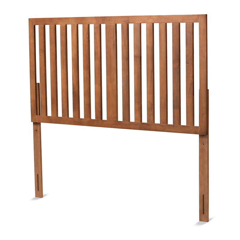 Bowery Hill Modern and Ash Walnut Finished Wood King Size Headboard