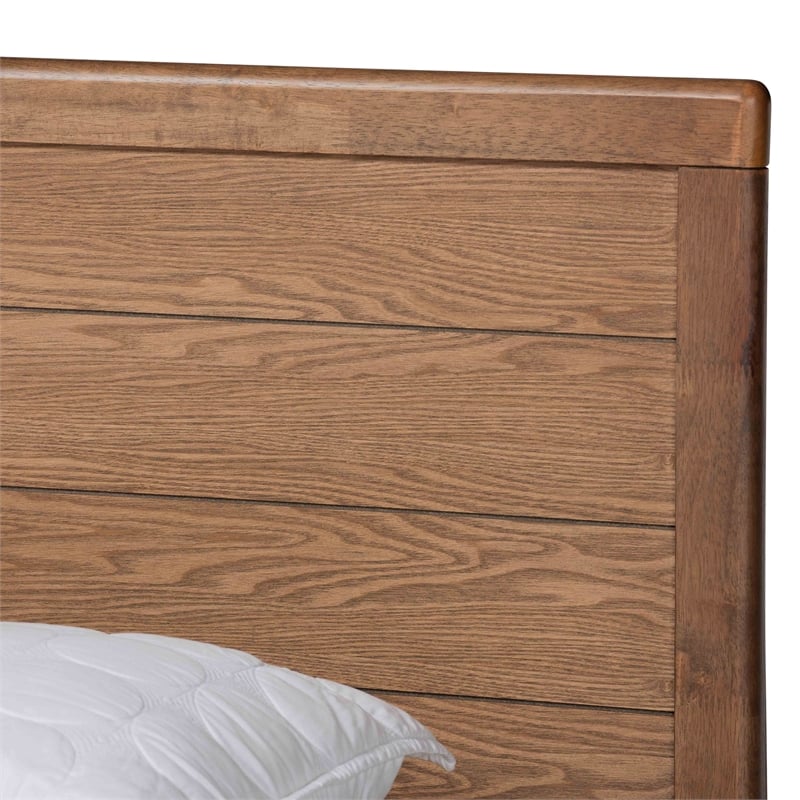 Bowery Hill Brown Finished Wood King Size 4-Drawer Bed