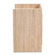 Bowery Hill Contemporary Walnut Finished Wood 2-Drawer Nightstand
