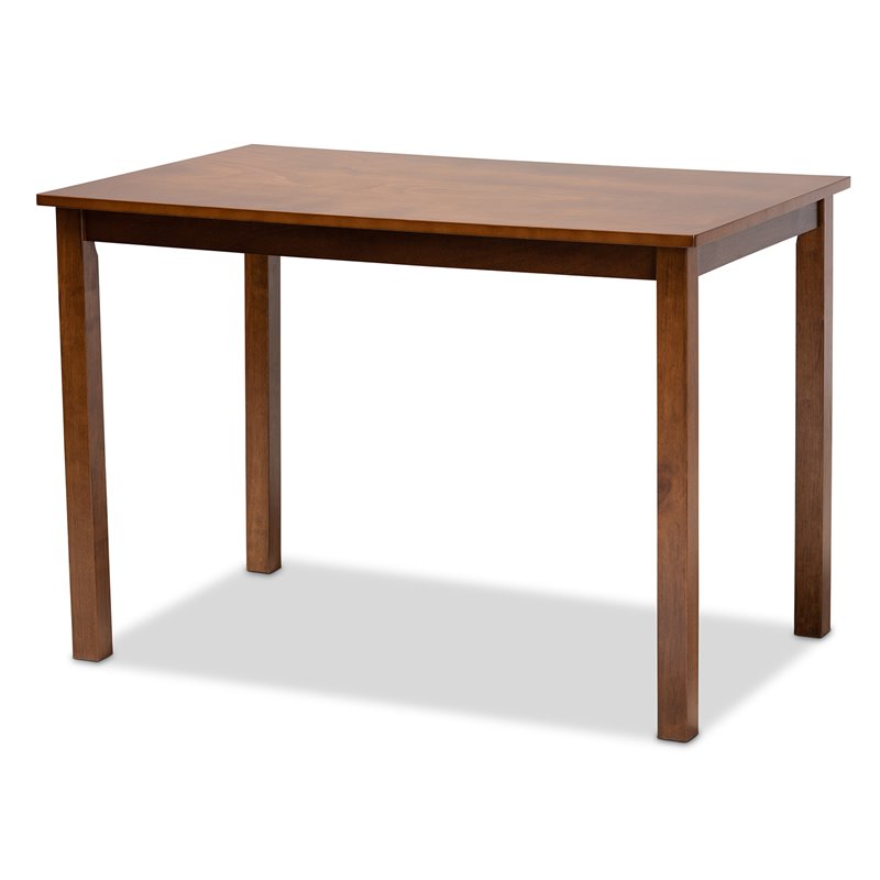 Bowery Hill Grey and Walnut Brown Finished Wood 5-Piece Dining Set