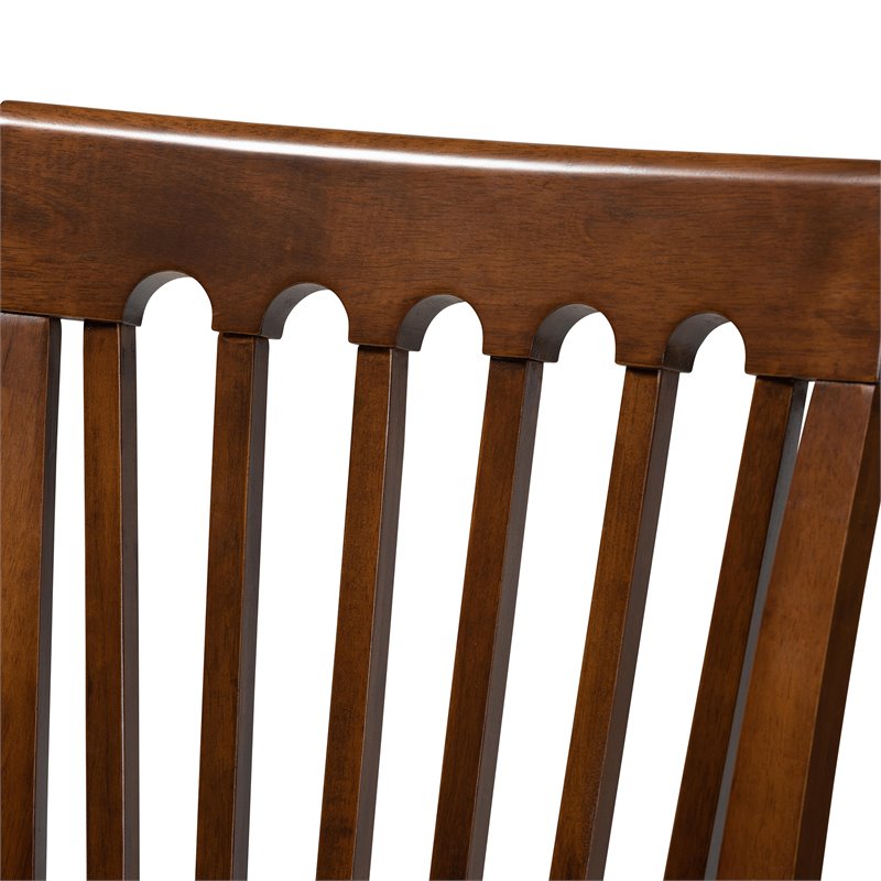Bowery Hill Grey and Walnut Brown Finished Wood 5-Piece Dining Set