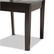 Bowery Hill Transitional Dark Brown Finished Wood 5-Piece Dining Set