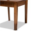 Bowery Hill Transitional Walnut Brown Finished Wood 7-Piece Dining Set