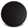 Bowery Hill Dark Brown Finished 35-Inch-Wide Round Wood Dining Table