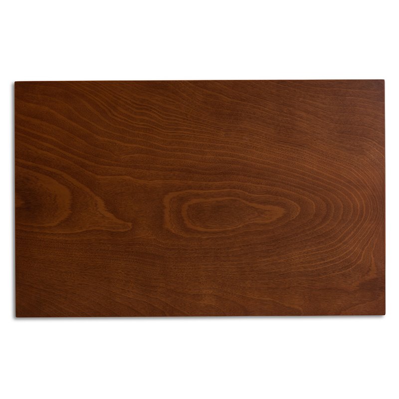 Bowery Hill Rectangle Wooden 5-Piece Dining Table Set in Walnut Brown Finish