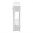 Bowery Hill White Finished Wood 3-Drawer Entryway Console Table