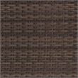 Bowery Hill Modern Light Grey Upholstered 5-Piece Woven Rattan Patio Set
