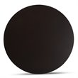Bowery Hill Dark Brown Finished 35-Inch-Wide Round Wood Dining Table