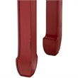 Bowery Hill Bayur Wood Red Console Table Rectangular 35.43