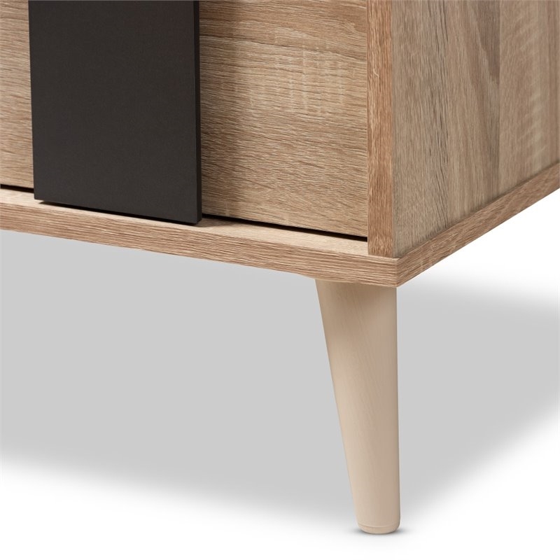 Bowery Hill Engineered Wood Light Oak Brown Chest Rectangular 45.4