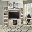 Bowery Hill Engineered Wood Pier in White
