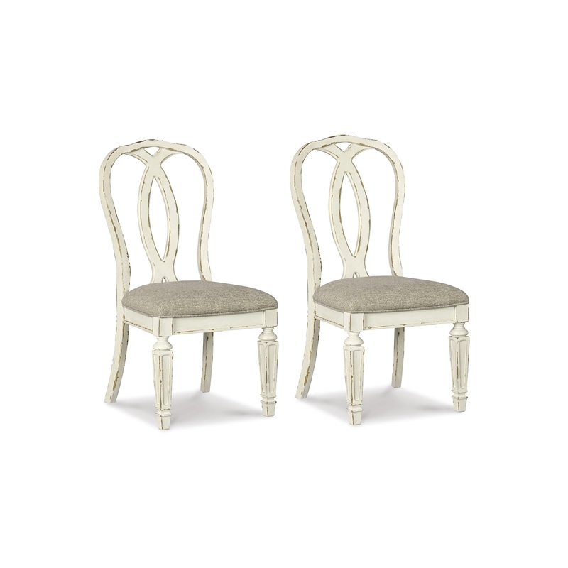 Bowery Hill Dining Side Chair in Chipped White