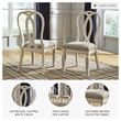 Bowery Hill Dining Side Chair in Chipped White