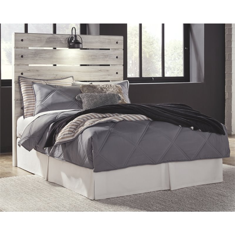Bowery Hill Full Panel Headboard in Whitewash