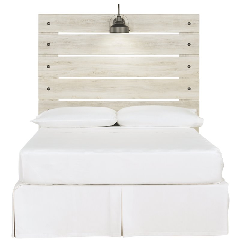 Bowery Hill Full Panel Headboard in Whitewash