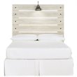 Bowery Hill Full Panel Headboard in Whitewash