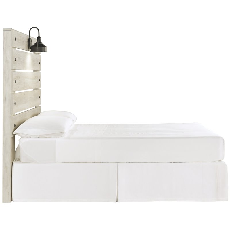 Bowery Hill Full Panel Headboard in Whitewash