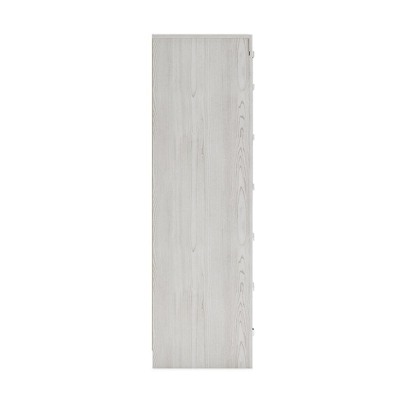 Bowery Hill Contemporary 5 Drawer Chest in White
