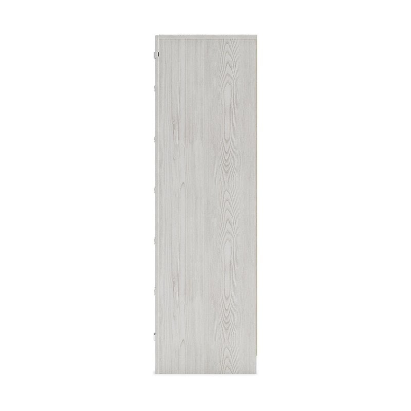 Bowery Hill Contemporary 5 Drawer Chest in White