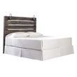 Bowery Hill King Slat Panel Headboard with Sconces