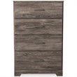Bowery Hill Four Drawer Engineered Wood Chest in Gray