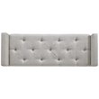 Bowery Hill Contemporary Beige and Brown Storage Bench