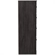 Bowery Hill Four Drawer Engineered Wood Chest in Black