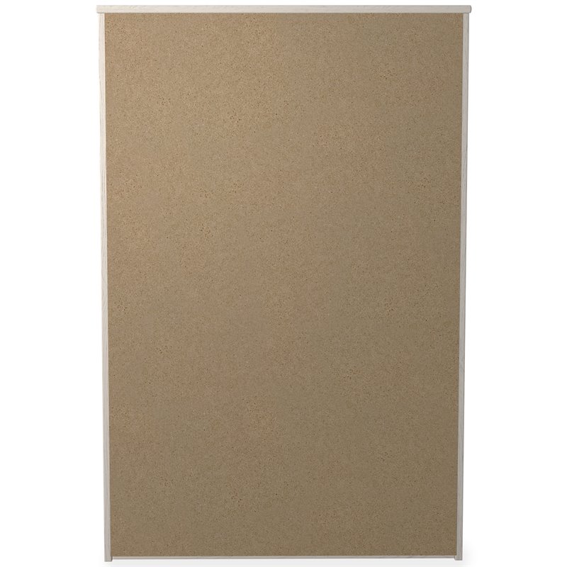 Bowery Hill Four Drawer Engineered Wood Chest in White