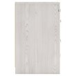 Bowery Hill Two Drawer Engineered Wood Night Stand in White