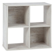 Bowery Hill Four CubeEngineered Wood  Organizer in Off White