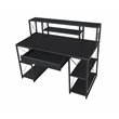 Bowery Hill Rectangular Table Top Desk in Black